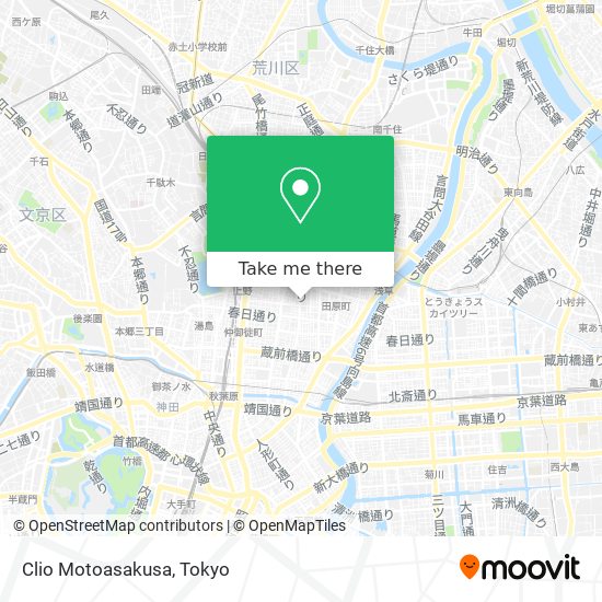 Clio Motoasakusa map