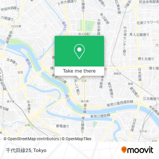 千代田線25 map