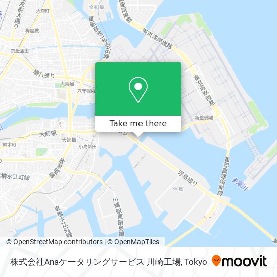 株式会社Anaケータリングサービス 川崎工場 map
