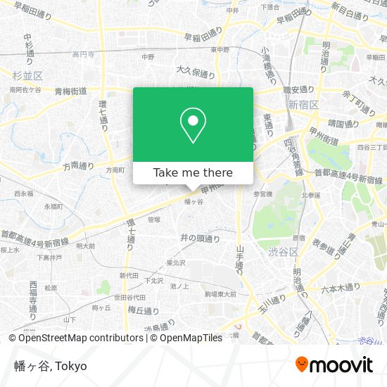 幡ヶ谷 map