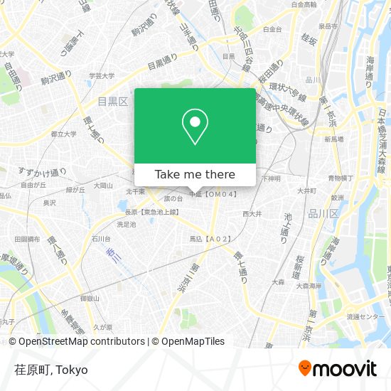 荏原町 map