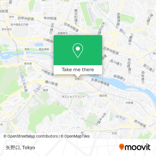 矢野口 map