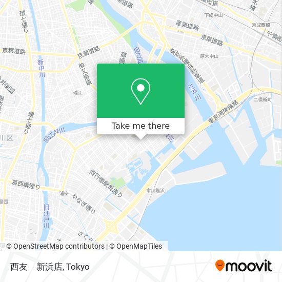 西友　新浜店 map
