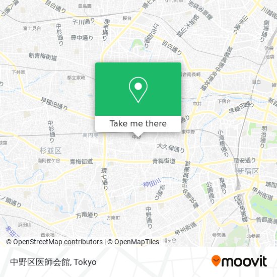 中野区医師会館 map