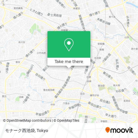 モナーク西池袋 map