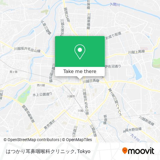 はつかり耳鼻咽喉科クリニック map