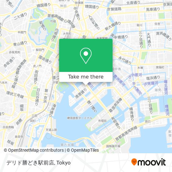 デリド勝どき駅前店 map