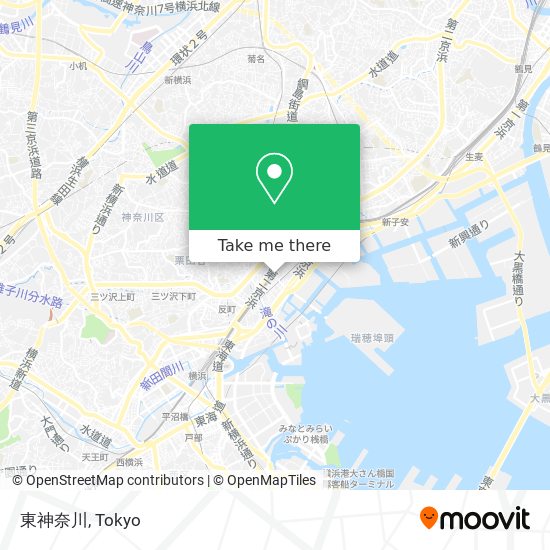 東神奈川 map