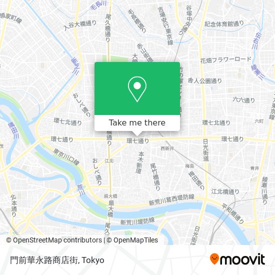 門前華永路商店街 map