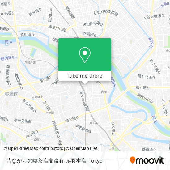 昔ながらの喫茶店友路有 赤羽本店 map