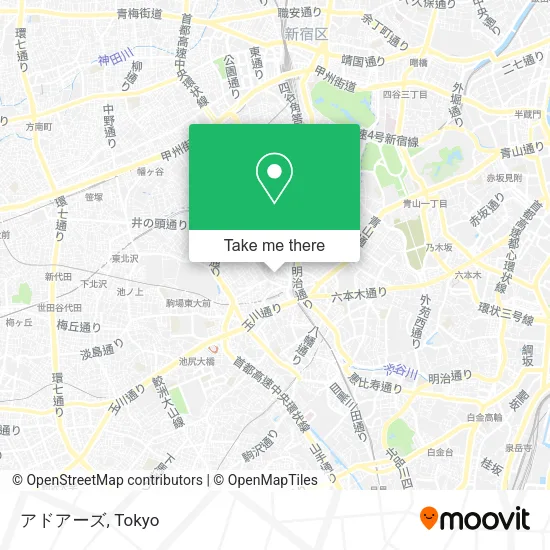 アドアーズ map