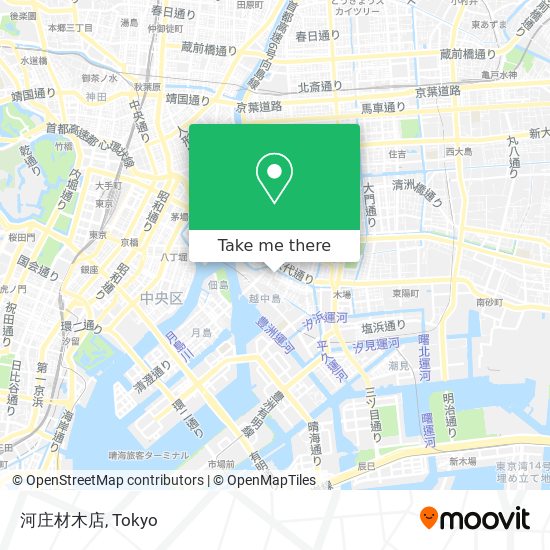 河庄材木店 map