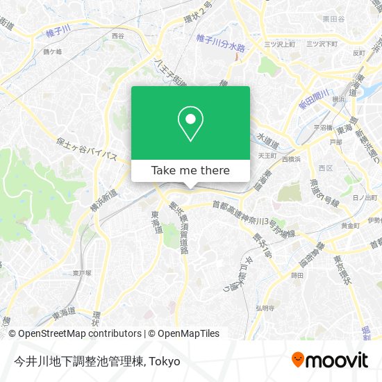 今井川地下調整池管理棟 map