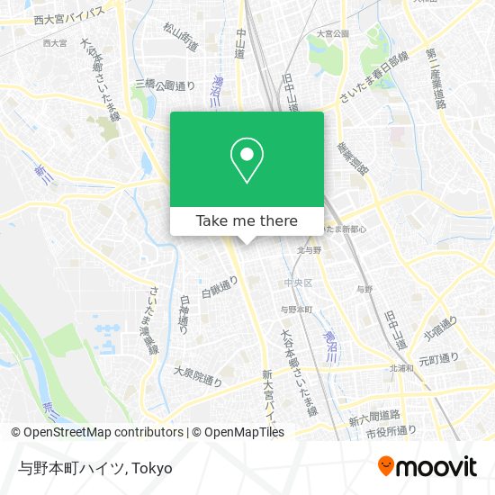 与野本町ハイツ map