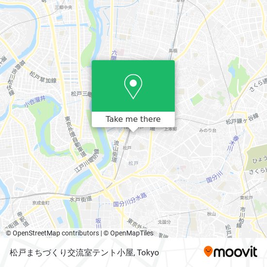松戸まちづくり交流室テント小屋 map