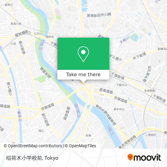 稲荷木小学校前 map