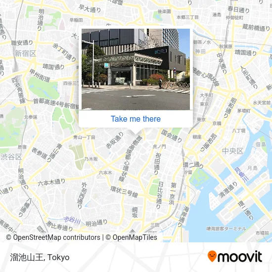 溜池山王 map