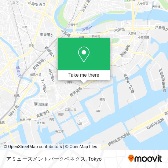 アミューズメントパークベネクス map