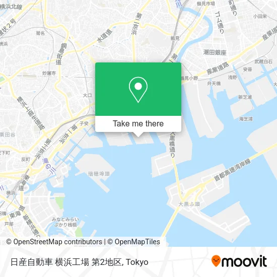日産自動車 横浜工場 第2地区 map