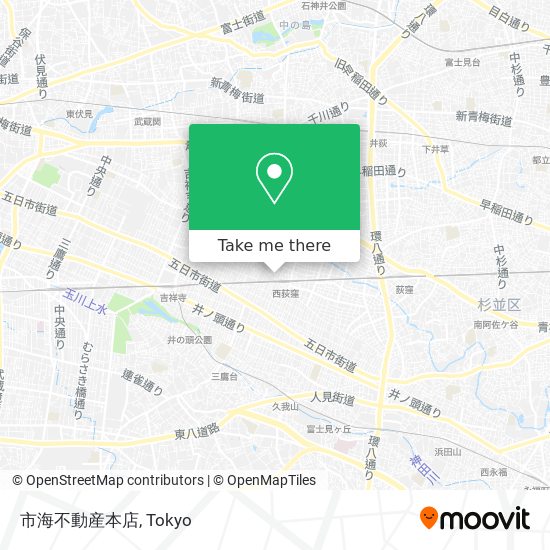 市海不動産本店 map