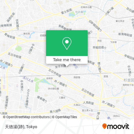 天徳湯(跡) map