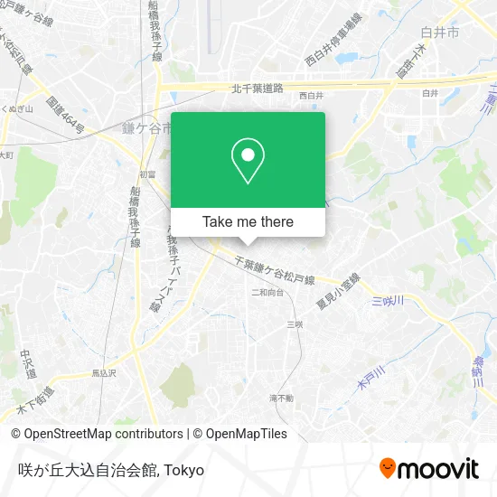 咲が丘大込自治会館 map
