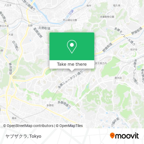 ヤブザクラ map