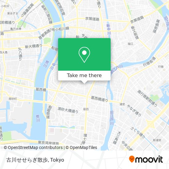 古川せせらぎ散歩 map