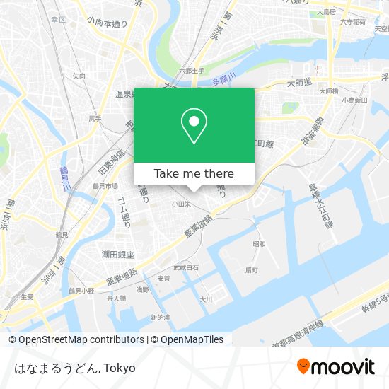 はなまるうどん map