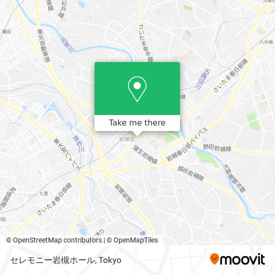 セレモニー岩槻ホール map