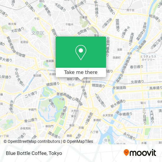 Blue Bottle Coffee map