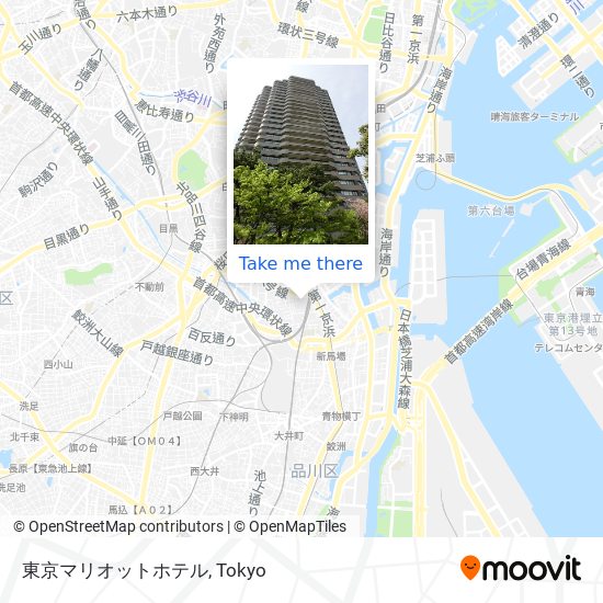東京マリオットホテル map