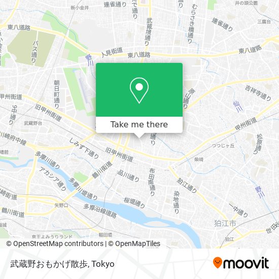 武蔵野おもかげ散歩 map