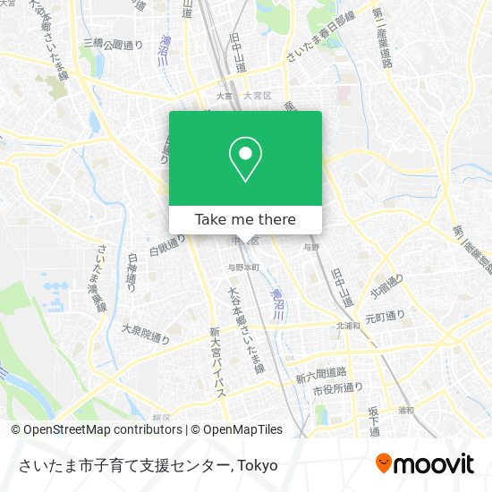 さいたま市子育て支援センター map