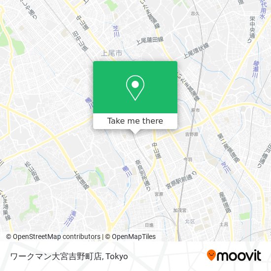 ワークマン大宮吉野町店 map
