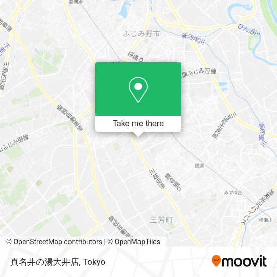 真名井の湯大井店 map