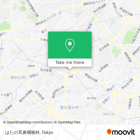 はたの耳鼻咽喉科 map