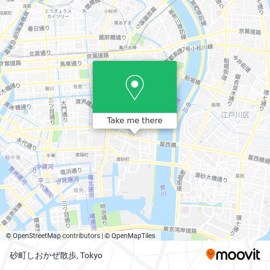 砂町しおかぜ散歩 map