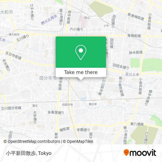 小平新田散歩 map