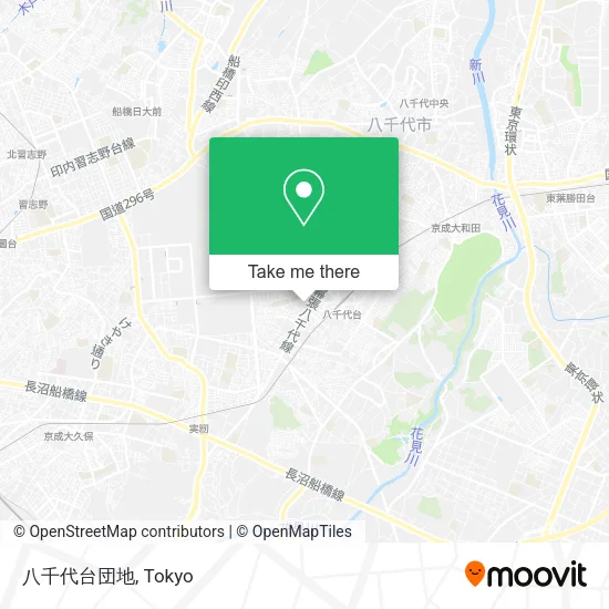 Yachiyo Dai Housing Complex map