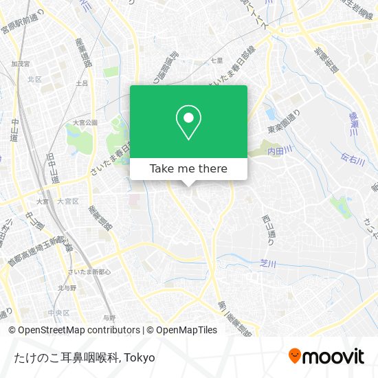 たけのこ耳鼻咽喉科 map