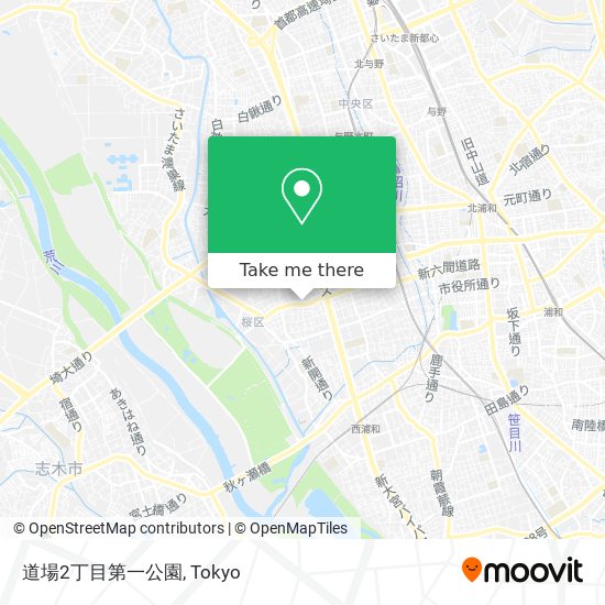 道場2丁目第一公園 map