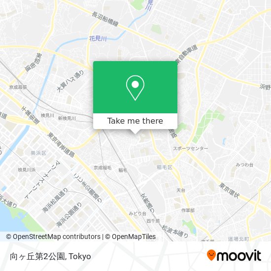 向ヶ丘第2公園 map