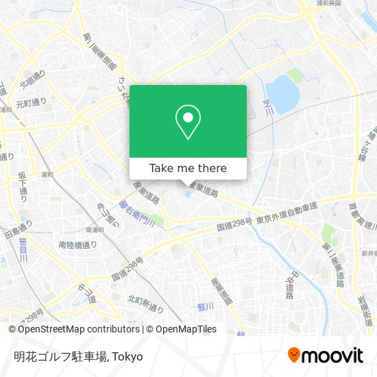 明花ゴルフ駐車場 map