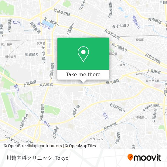 川越内科クリニック map