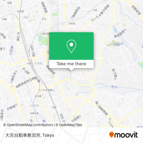 大宮自動車教習所 map