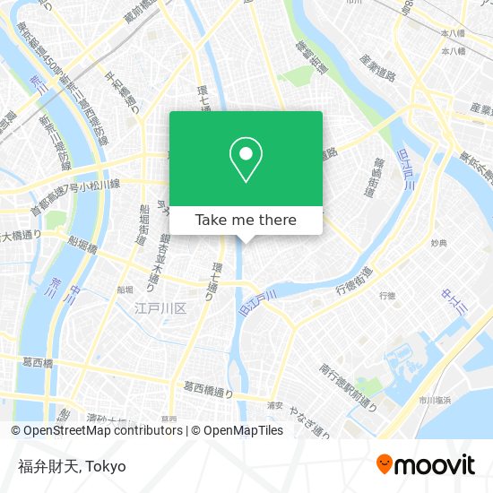 福弁財天 map