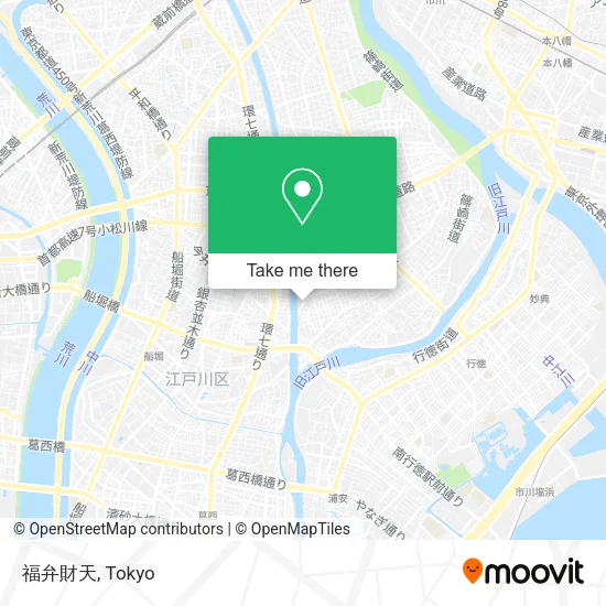 福弁財天 map