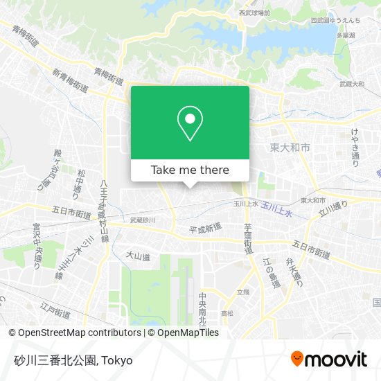 砂川三番北公園 map