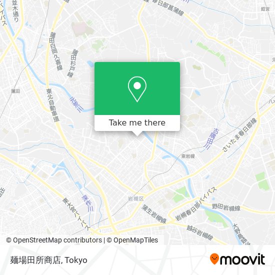 麺場田所商店 map